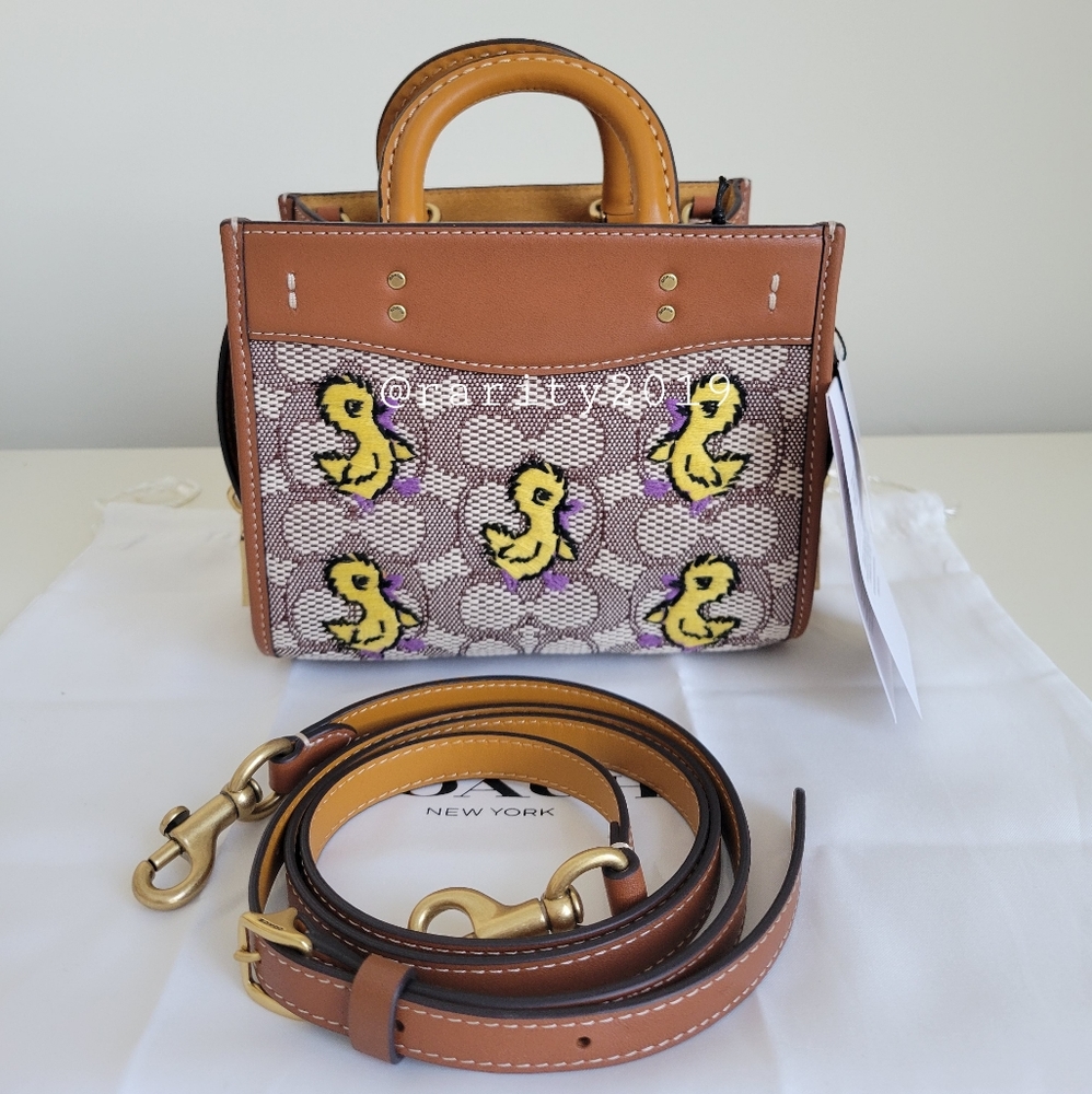 COACH Rogue 17 In Signature Textile Jacquard With Duck Motif